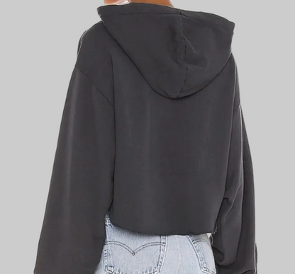 FRAME Cropped Hoodie - Size L