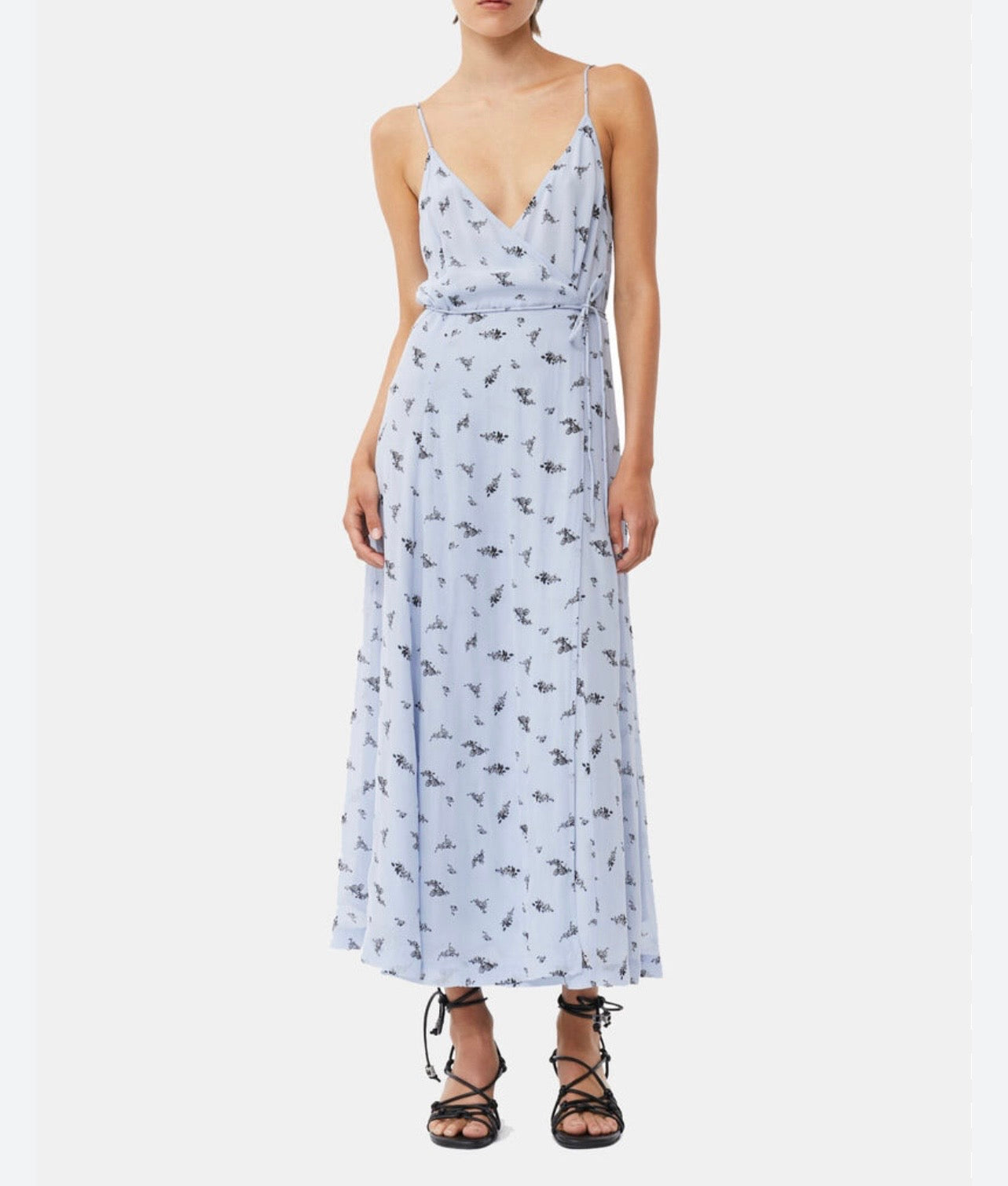 NEW* GANNI Blue Floral Dress - Size 40