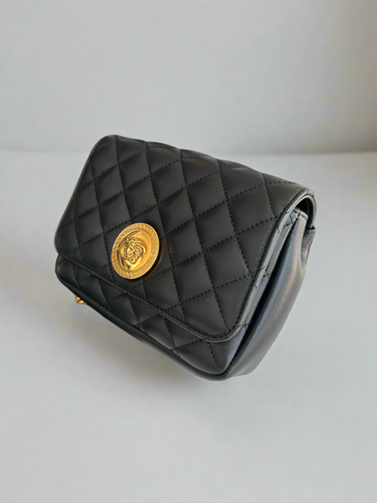 VERSACE Medusa Quilted Crossbody