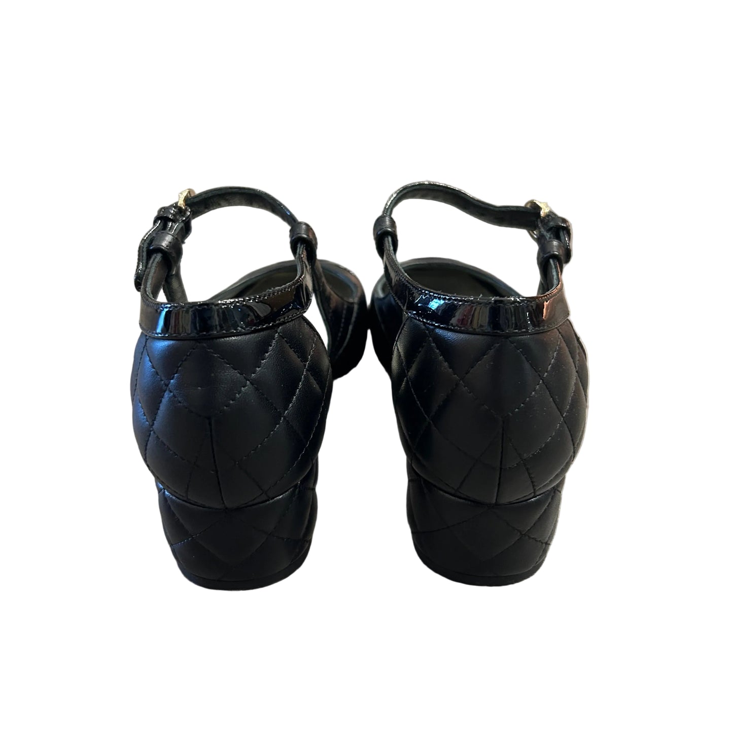CHANEL Quilted Slingback’s - Size 38