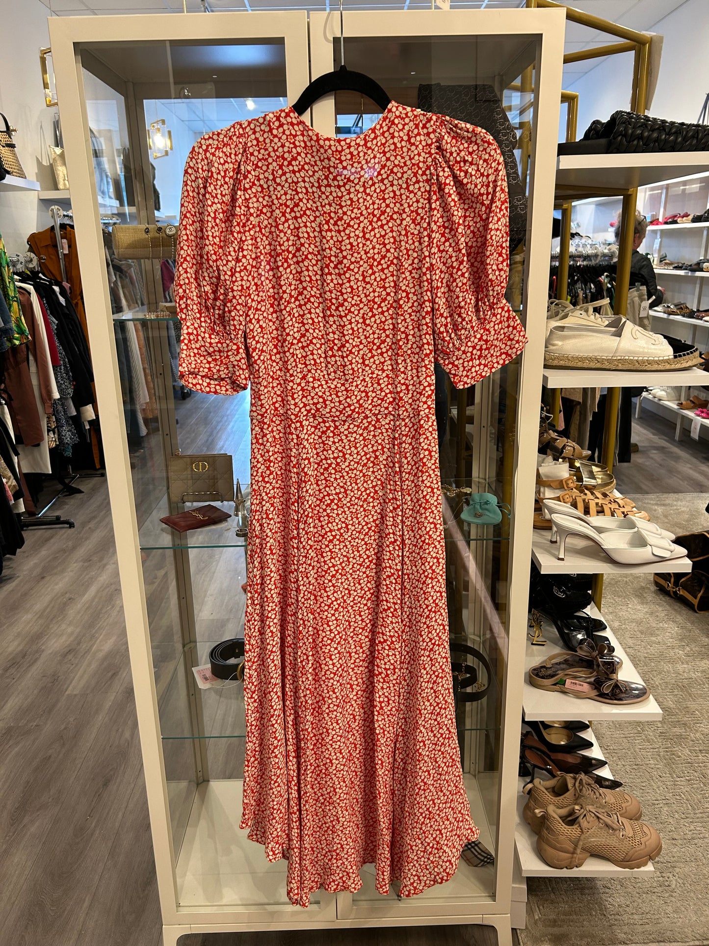 DOEN Patterned Maxi Dress - Size xs