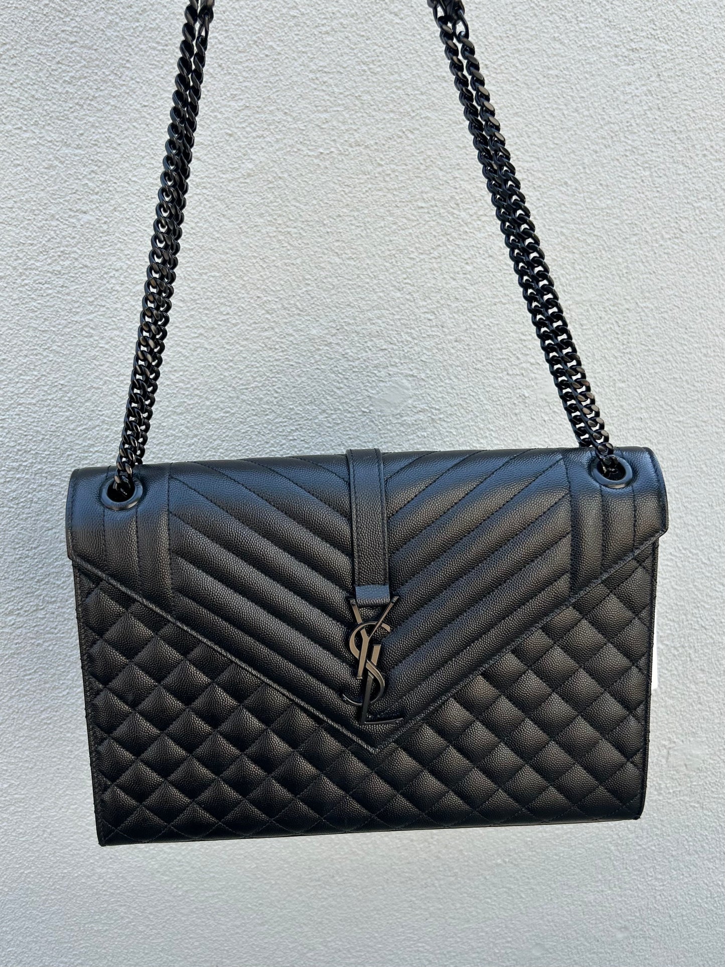 SAINT LAURENT Large Envelope Shoulder Bag