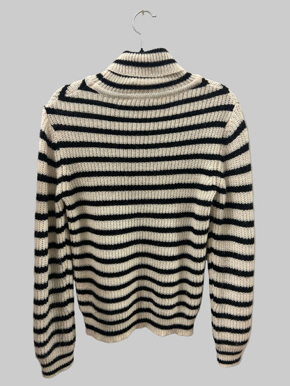IRO Striped Turtleneck Sweater - Size S