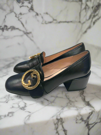 GUCCI Interlocking GG loafers - Size 34.5