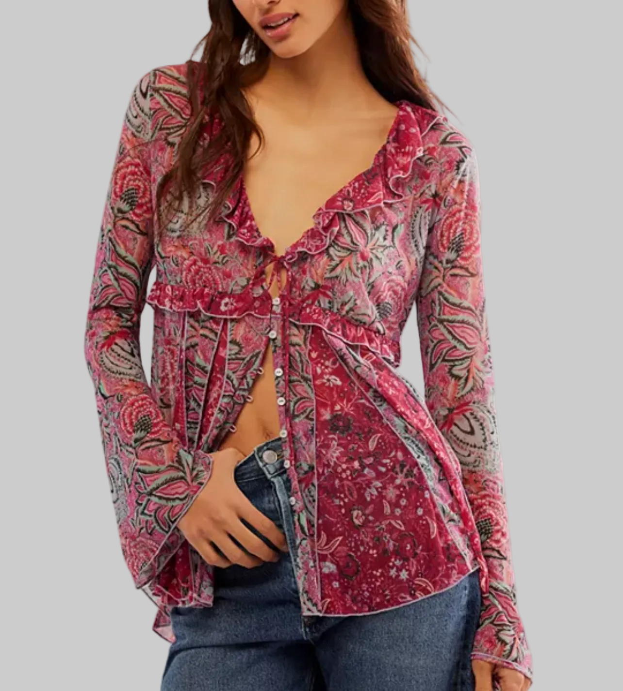 FREE PEOPLE Wildest Dreams Tunic - Size xs