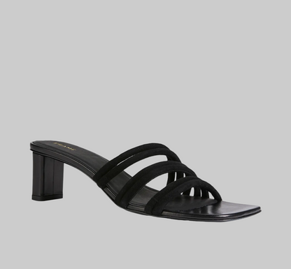 FRAME Le Tonga Leather Mules - Size 38
