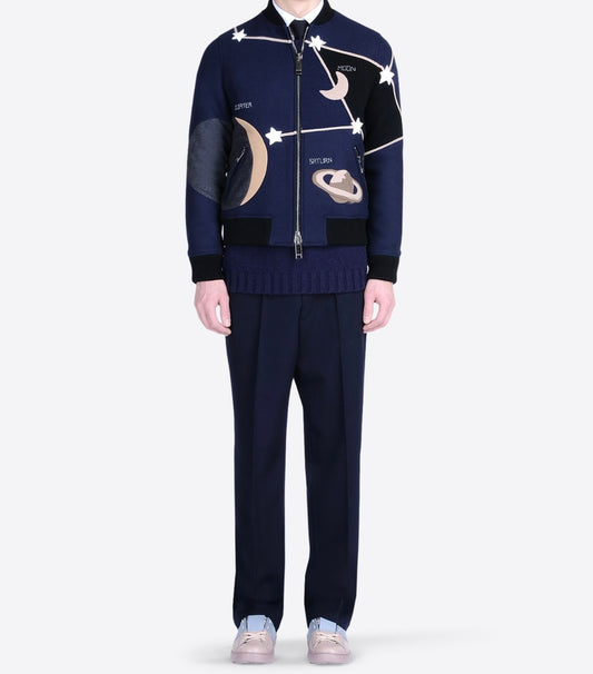 VALENTINO Constellation Bomber Jacket - Size 38