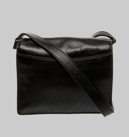 MARNI Black Trunk Leather Crossbody