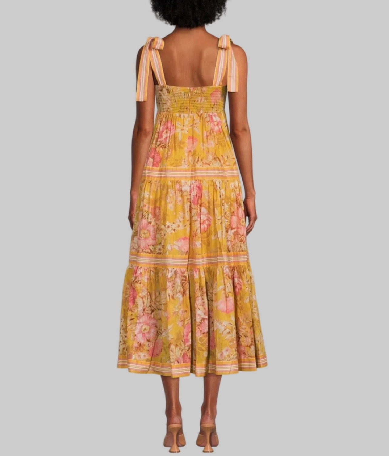 ZIMMERMANN Floral Tiered Dress - Size XL