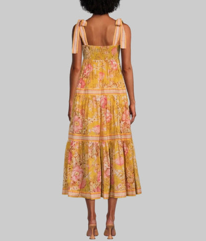 ZIMMERMANN Floral Tiered Dress - Size XL