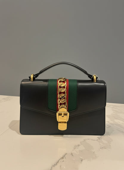 GUCCI Sylvie Small Black Web