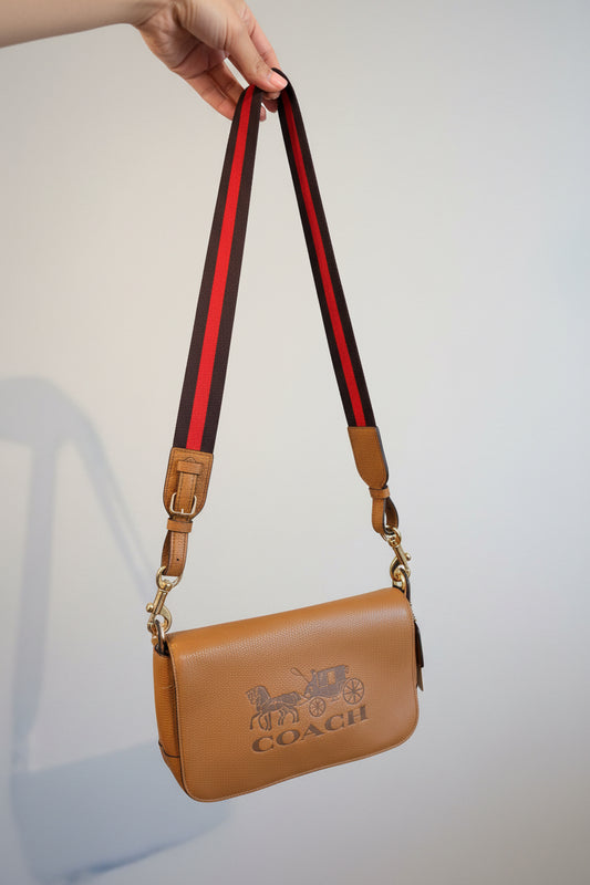 COACH Leather Crossbody Messenger Bag
