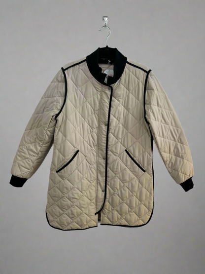 CHARLIE B Quilted long jacket - size M