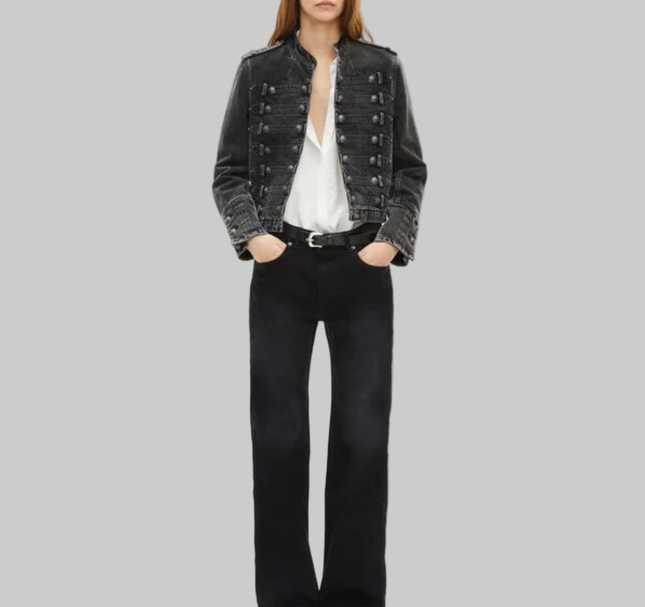 THE KOOPLES Denim Military Jacket - Size 1