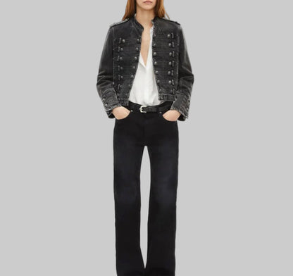 THE KOOPLES Denim Military Jacket - Size 1