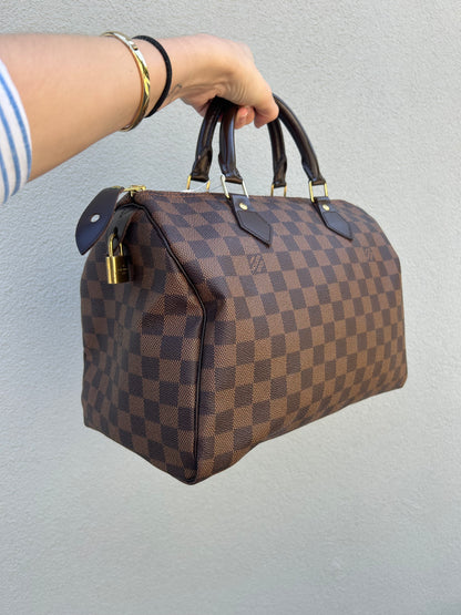 LOUIS VUITTON Speedy 30 Damier Ebene
