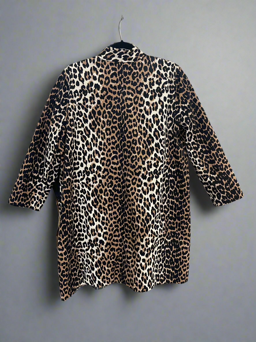 Ganni Leopard Jacket - Size 42