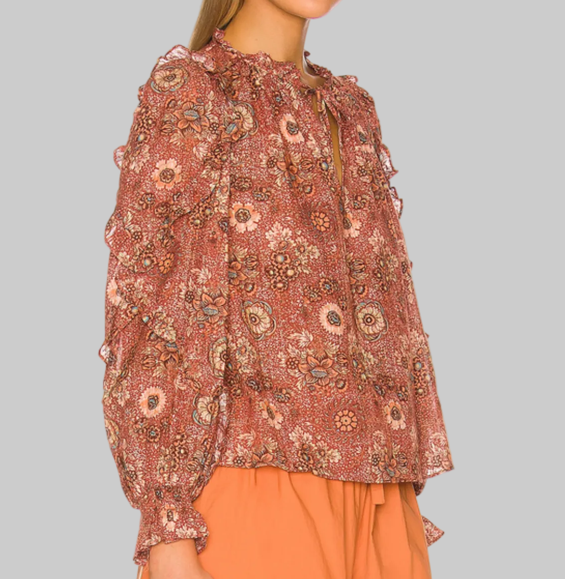 ULLA JOHNSON Manet Blouse - Size 8