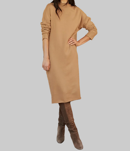 FRANK & EILEEN Isabelle Funnel Neck Dress - Size L