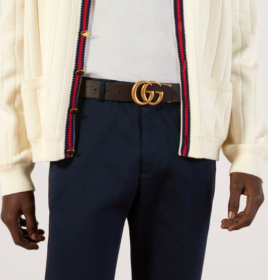 GUCCI Reversible Belt Brown & Black - Size L