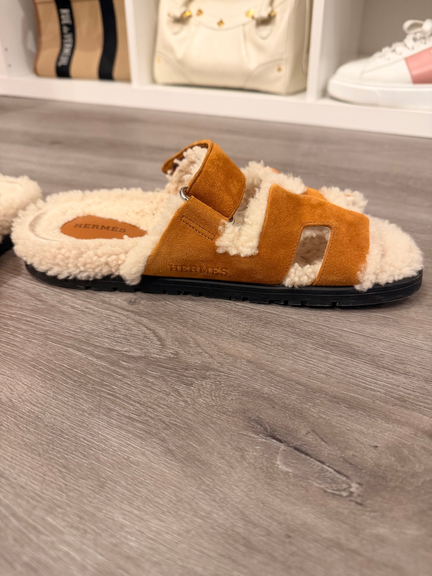 HERMÉS Chypre Sandals - Size 38