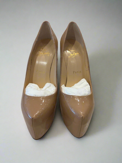 CHRISTIAN LOUBOUTIN  Daffodile Patent Pumps - Size 37