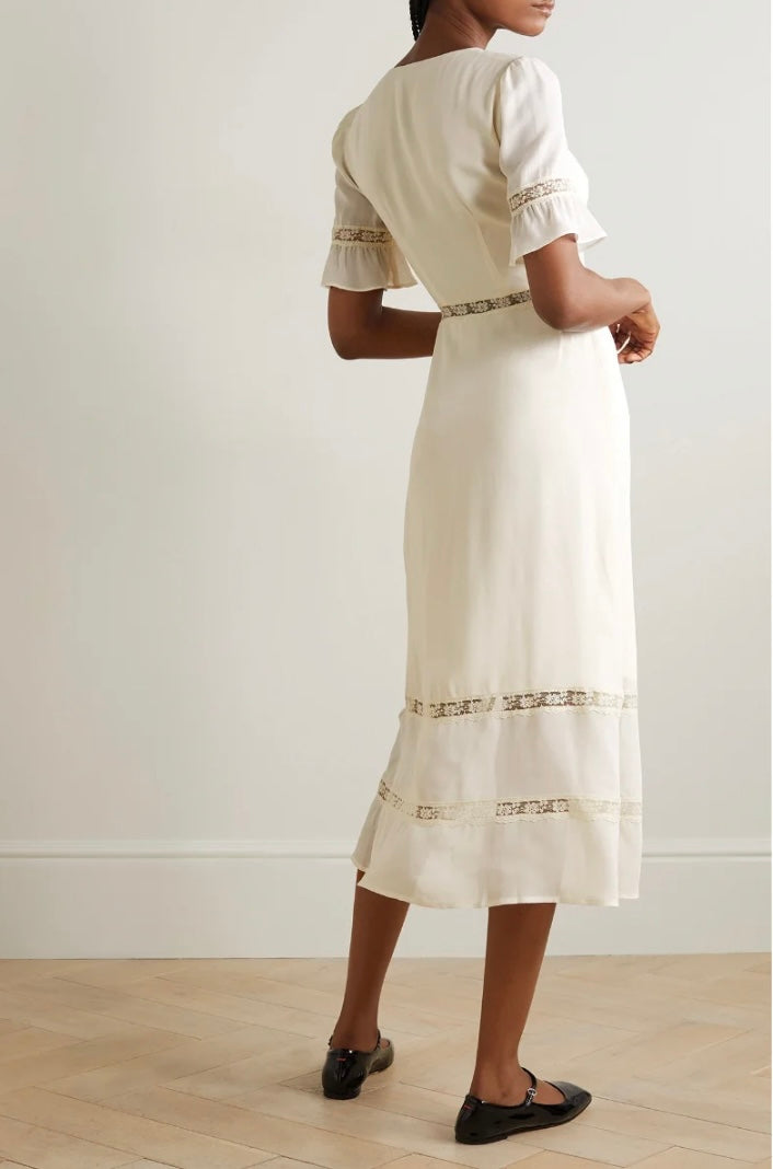 Woodson Dress in Ivory - Size 4