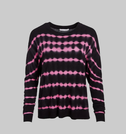 ALICE + OLIVIA Gleason Tie Dye Cashmere Sweater - Size L