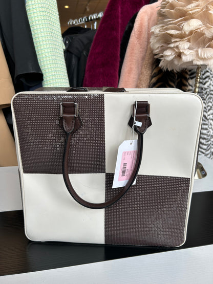 LOUIS VUITTON Sequin Veau Dakota Damier Optic Cuir GM