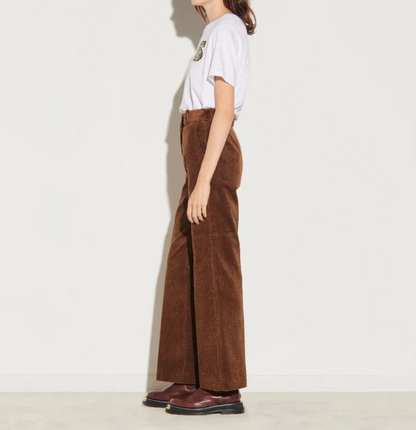 SANDRO Corduroy Brown Pants - Size 36