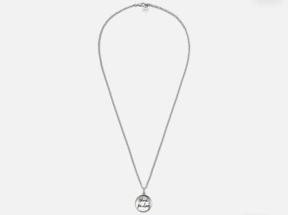 GUCCI Blind For Love 925 Sterling Silver Necklace