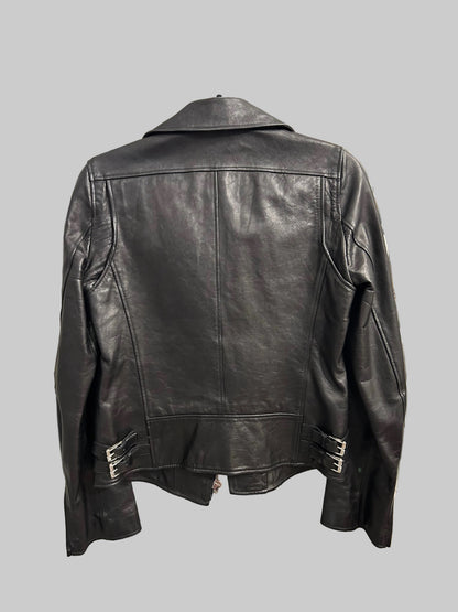 GUCCI Leather Biker Jacket - Size 38