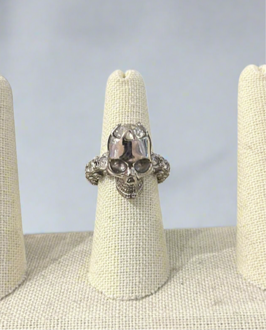 Alexander McQueen Skull Ring - Size 6