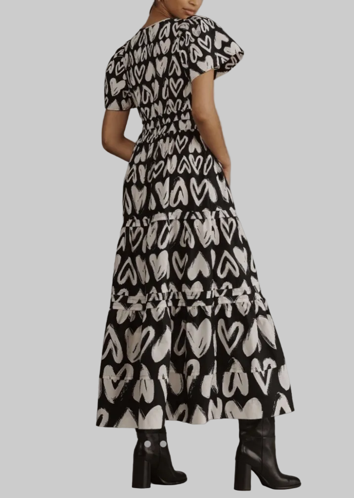 NEW* Anthropologie Heart Maxi Dress - Size L