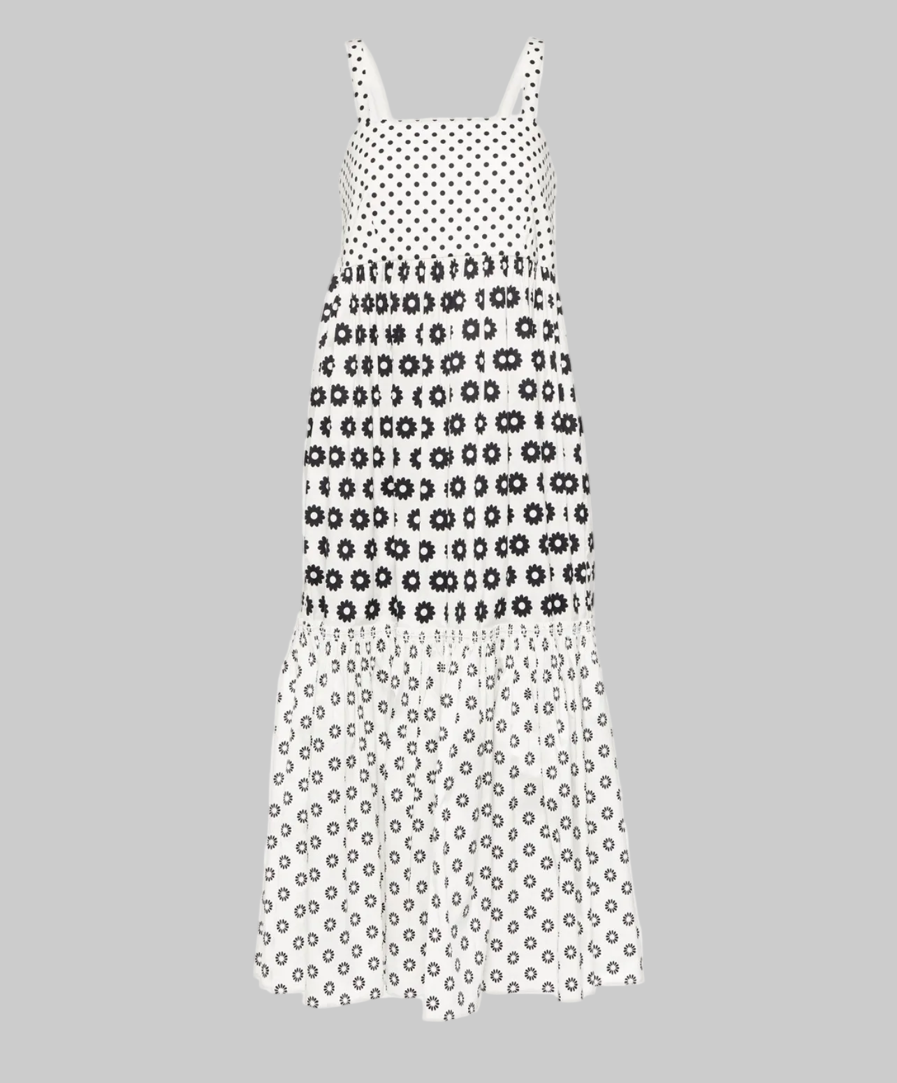 TORY BURCH Printed Floral Cotton Midi Dress - Size 12