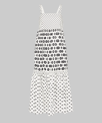 TORY BURCH Printed Floral Cotton Midi Dress - Size 12