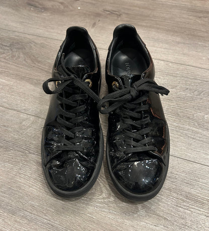LOUIS VUITTON Patent Frontrow Sneakers - Size 37