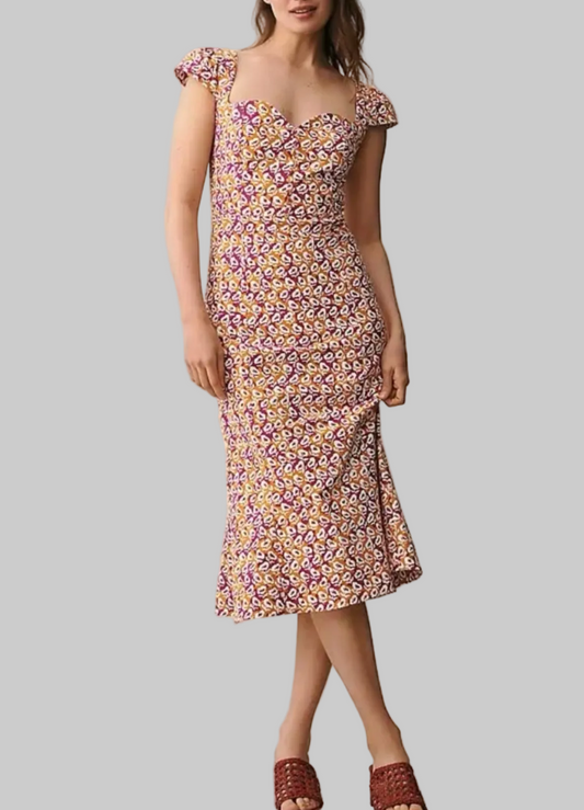 NEW* MAEVE The Cecily Fit & Flare Sweetheart Dress - Size L