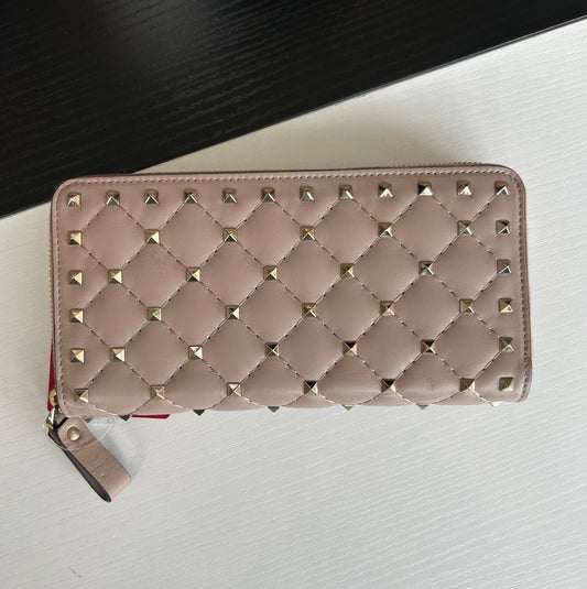 NEW* VALENTINO Rockstud Zip Wallet