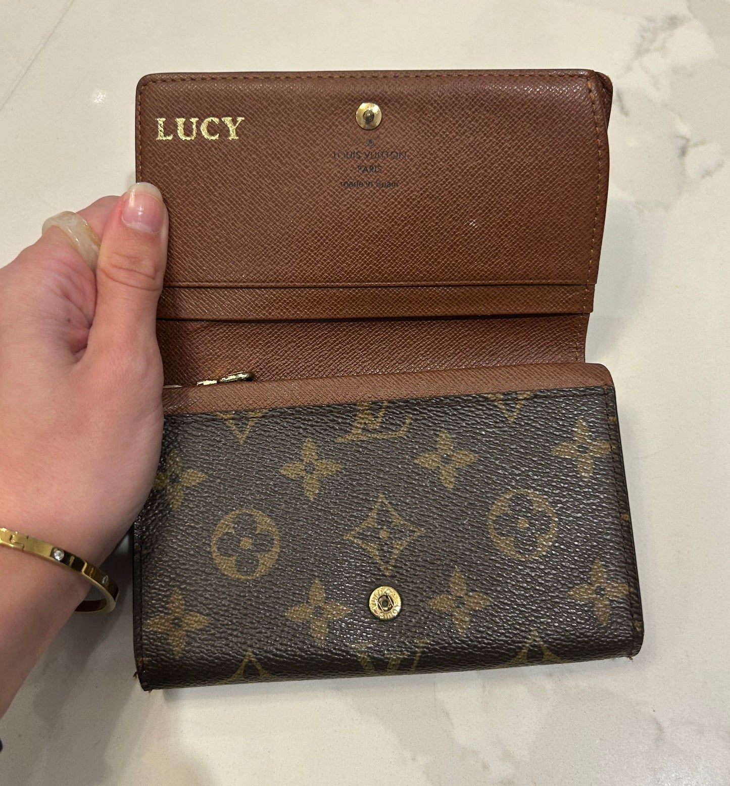 LOUIS VUITTON Monogram Porte-Monnaie Trésor Wallet