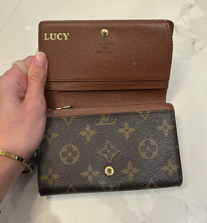 LOUIS VUITTON Monogram Porte-Monnaie Trésor Wallet