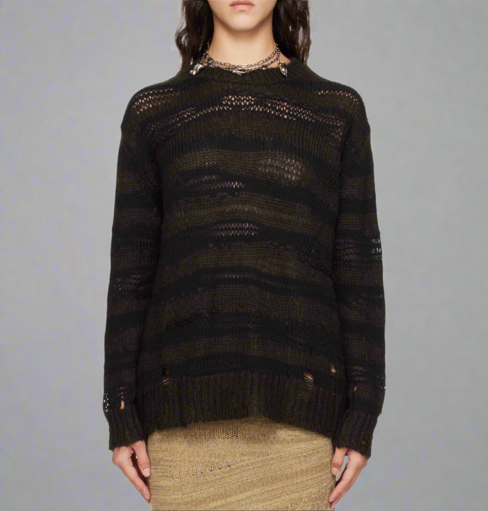ACNE STUDIOS - Striped Knit Sweater - Size s