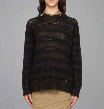 ACNE STUDIOS - Striped Knit Sweater - Size s