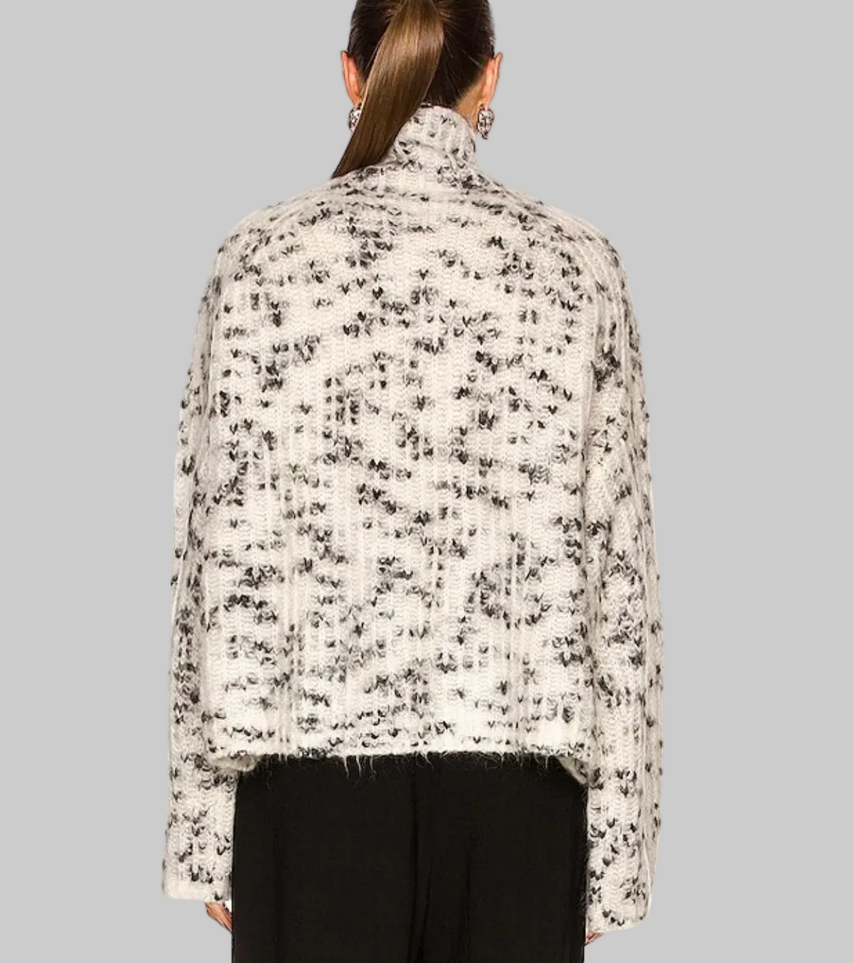TOTEME Mohair Patterned Sweater - Size xs