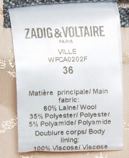 NEW* ZADIG & VOLTAIRE Ville Blazer - Size 38