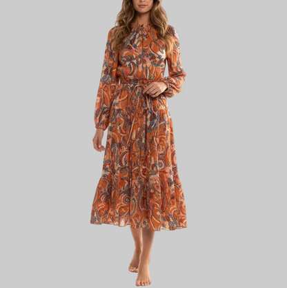 A.L.C. Leaf Print Maxi Dress - Size 2