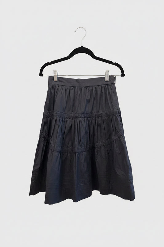 PRADA Black Knee Length Skirt - Size 38