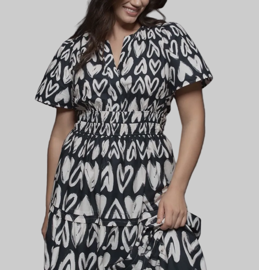 NEW* Anthropologie Heart Maxi Dress - Size L