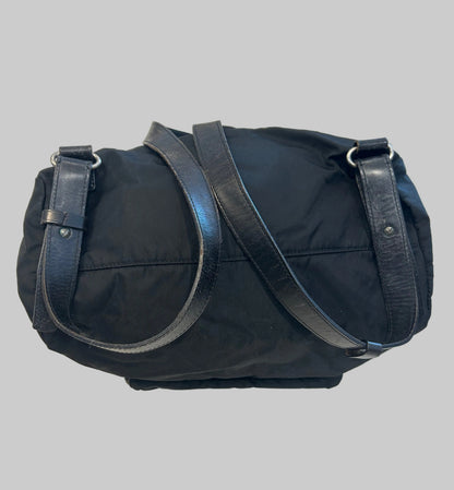 PRADA Vintage Leather & Nylon Backpack