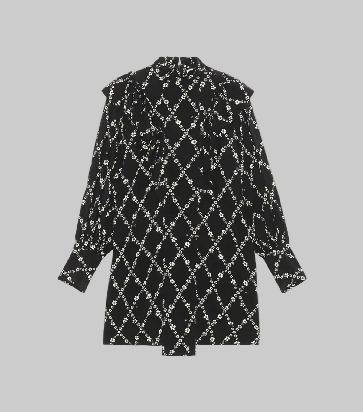 GANNI Margarita Printed Mini Dress - Size S